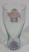 Budweiser Beer Hockey Night In Canada Goal Red Light 7" Tall Glass Tumbler Sports, TV, & Beer Collectible - Treasure Valley Antiques & Collectibles