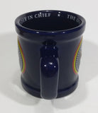 The White House Oval Office President of The United States Commander In Chief Dark Navy Blue Coffee Mug - Treasure Valley Antiques & Collectibles