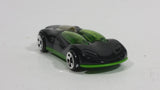 2003 Hot Wheels World Race Series Road Beasts Double Cross Black Green Die Cast Toy Car Vehicle - McDonald's Happy Meal - Treasure Valley Antiques & Collectibles