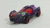 2004 Hot Wheels Batman Speed Machine The Joker Dark Purple Die Cast Toy Car Vehicle