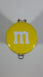 2013 Mars M & M Chocolate Multi-Colored Candy Snack Sweets Yellow Metal Tin Canister