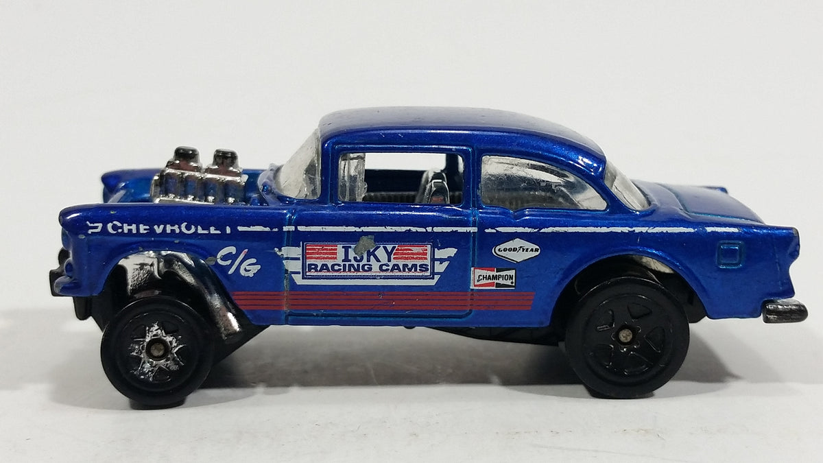 2014 Hot Wheels Workshop Performance '55 Chevy Bel Air Gasser Dark Blu ...