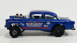 2014 Hot Wheels Workshop Performance '55 Chevy Bel Air Gasser Dark Blue Die Cast Toy Muscle Car Vehicle