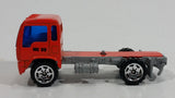 2001 Matchbox Construction Heroes Isuzu Delivery Truck Orange Die Cast Toy Car Vehicle - Treasure Valley Antiques & Collectibles