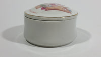 Vintage 1981 Designers Collection Strawberry Shortcake Fine Porcelain Round Trinket Box WWA Inc Made in Japan