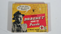 Vintage 1955 Sherry TV Jack Webb Dragnet Puzzle Transigram Badge #714 Brain Teaser Game With Original Box Complete - Treasure Valley Antiques & Collectibles