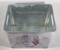 Molson Canadian Beer 24 Can White Metal Chiller Bin Promotional Advertising Collectible - Treasure Valley Antiques & Collectibles