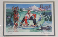 Rare 2001 Gordie Howe Mr. and Mrs. Hockey International Bantam Tournament Abbotsford, B.C.  Signed and Numbered Print by Jan Poynter