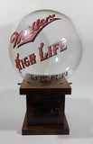 Vintage Miller High Life Beer Glass Globe Wooden Based Peanut Nut Dispenser Bar Collectible - Treasure Valley Antiques & Collectibles