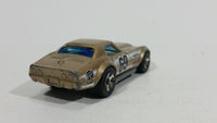2012 Hot Wheels '69 Copo Corvette Light Gold Die Cast Toy Car Vehicle