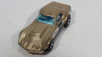2012 Hot Wheels '69 Copo Corvette Light Gold Die Cast Toy Car Vehicle - Treasure Valley Antiques & Collectibles