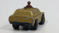 1973 Lesney Products Matchbox Rolamatics Stoat Yellow Brown Gold No. 28 Toy Car Army Military Scout Lookout Vehicle - Treasure Valley Antiques & Collectibles