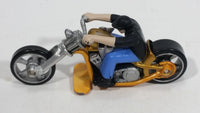 2008 Hot Wheels Rock 'N Road Motorcycle Motorbike with Rider Die Cast Toy Car Vehicle - Treasure Valley Antiques & Collectibles