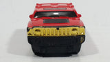 2007 Hot Wheels Hummer Team Hummer H3 Red w/ Gold Grill Die Cast Toy Car Vehicle