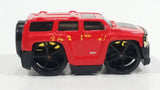 2007 Hot Wheels Hummer Team Hummer H3 Red w/ Gold Grill Die Cast Toy Car Vehicle - Treasure Valley Antiques & Collectibles
