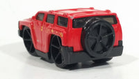 2007 Hot Wheels Hummer Team Hummer H3 Red w/ Gold Grill Die Cast Toy Car Vehicle - Treasure Valley Antiques & Collectibles