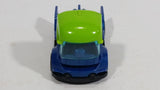 2017 Hot Wheels Legends of Speed Rig Heat Blue Lime Green Racing Truck Die Cast Toy Car Vehicle - Treasure Valley Antiques & Collectibles