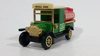 Vintage Reader's Digest High Speed Corgi 1912 Tanker Truck Green Red "Super Oil" No. 502 Classic Die Cast Toy Antique Car Vehicle