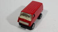 HTF Vintage Tonka Van Red Pressed Steel Toy Car Vehicle with Chrome 5 Spoke Wheels