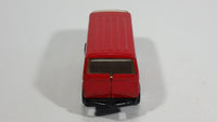 HTF Vintage Tonka Van Red Pressed Steel Toy Car Vehicle with Chrome 5 Spoke Wheels - Treasure Valley Antiques & Collectibles