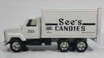 1995 ERTL See's Candies See's Candy Shops Inc. White Transport Delivery Truck Pressed Steel Toy Car Vehicle with Opening Rear Doors - Treasure Valley Antiques & Collectibles