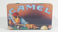 1992 Camel Joe's Cigarettes Smokes Billiards Pool Hinged Tin Metal Container Tobacco Collectible