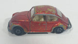 Vintage 1968 Lesney Products Matchbox Superfast Volkswagen 1500 Saloon Red No. 15 Die Cast Toy Car Vehicle