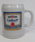 Vintage Labatt Blue Pilsner Beer Stoneware Stein Mug - Bar Pub Lounge Breweriana Collectible