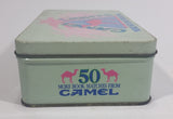 1992 Camel Lights Cigarettes Smokes Match Packs Hinged Tin Metal Container Tobacco Collectible - Empty - Treasure Valley Antiques & Collectibles