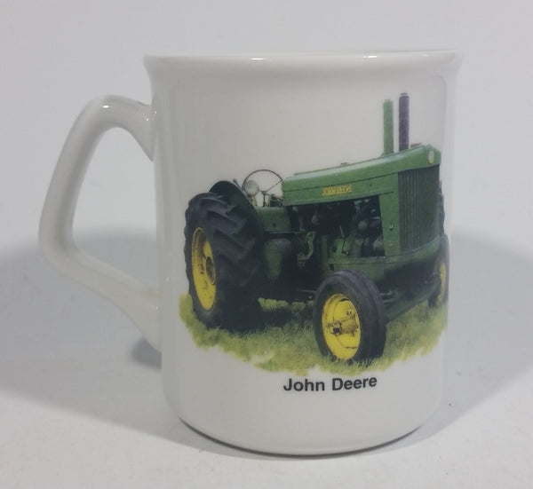 John Deere Tractor "Today is the tomorrow you worried about Yesterday!" White Ceramic Coffee Mug Farming Collectible - Treasure Valley Antiques & Collectibles