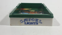 1992 Camel Lights Green Cigarette Smokes Ash Tray Smoking Tobacciana Collectible