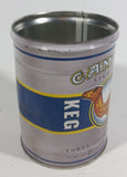 Vintage Camel Lights Forty Cigarettes Turkish & Domestic Blend Keg Shape Tin Metal Canister Smoking Collectible - No Lid