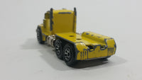 1995+ Hot Wheels Peterbilt Dump Truck Semi Rig Yellow Die Cast Toy Car Vehicle - Treasure Valley Antiques & Collectibles
