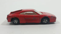 1995 Hot Wheels Ferrari 348 TB Red Die Cast Toy Super Car Vehicle with Corgi Type 1 Wheels - Treasure Valley Antiques & Collectibles