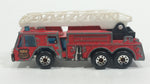 1982 Matchbox Fire Engine Ladder Truck Red Die Cast Toy Car Emergency Rescue Firefighting Vehicle - Treasure Valley Antiques & Collectibles