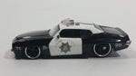 Jada Big Time Muscle 1971 Pontiac GTO Police Highway Patrol 71 "The Judge" Black and White Die Cast Toy Cop Vehicle - Treasure Valley Antiques & Collectibles