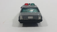 1987 Matchbox Ford LTD Police White Black Die Cast Toy Cop Car Vehicle - Heavy paint wear - Treasure Valley Antiques & Collectibles