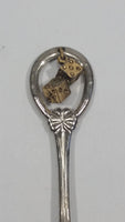 Lucky Hanging Dice Charm Lake Tahoe, Nevada Metal Spoon Souvenir Travel Collectible