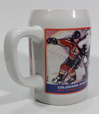 Rare 1996 NHL Ice Hockey Stanley Cup Championship Colorado Avalanche White Ceramic Beer Stein Mug Sports Collectible