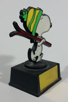 Vintage 1970s Aviva United Syndicate Features Snoopy Ski Bum 5" Tall Plastic Trophy