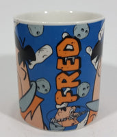 1993 MSC China Hanna Barbera The Flintstones Fred Flintstone Cartoon Character Ceramic Coffee Mug Television Collectible
