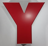 Large 18 1/2" Tall Letter Y Store Name Advertisement Sign - Treasure Valley Antiques & Collectibles