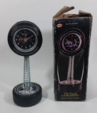 Tik Tock Cross Country Tire Sports Desk Clock Battery Operated Race Car Automotive Collectible - Treasure Valley Antiques & Collectibles