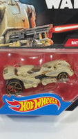 2014 Hot Wheels Disney Star Wars Battle Droid 27 Sand Brown Die Cast Toy Car Vehicle New in Package