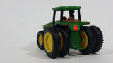ERTL John Deere Dealer Days Farming Tractor 8520 Yellow Green Plastic Toy Car Farming Vehicle 2174SR00 - Treasure Valley Antiques & Collectibles