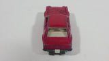 Vintage 1970 Lesney Products Matchbox Superfast Ford Capri Magenta Pink No. 54 Die Cast Toy Car Vehicle with Opening Hood