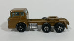 Vintage 1973 Yatming Ford F600 Cabover Brown Semi Truck Tractor Rig Die Cast Toy Car Vehicle - Hong Kong - Treasure Valley Antiques & Collectibles