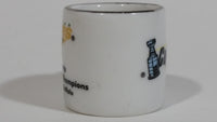 NHL Stanley Cup Crazy Mini Mug Dallas Stars 1999 Champs W/ Opponent & Score - Treasure Valley Antiques & Collectibles