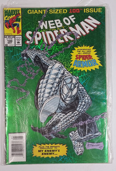 1993 Marvel Comics Web of Spider Man  #100 May Comic Book Near Mint