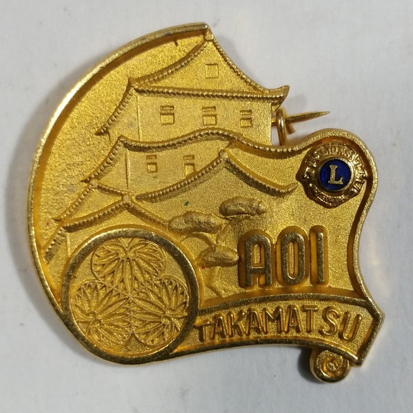 Vintage Takamatsu Japan A01 Lions Club Pin
